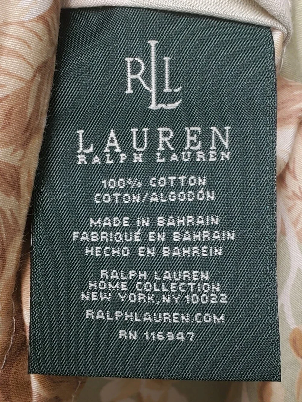 Lauren Ralph Lauren Floral Set Of 2 Pillowshams 100% Cotton Size King